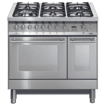Lofra Professional 90cm 6-Burner Double-Oven Dual Fuel Range Cooker