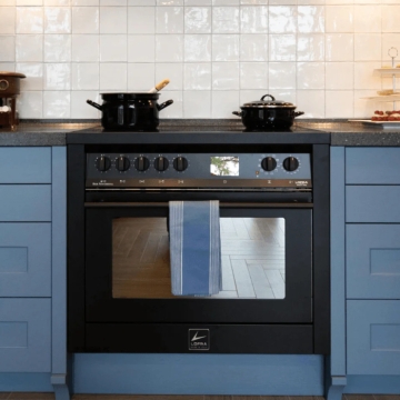 Lofra Professional 90cm Induction Range Cooker, Matt Black
