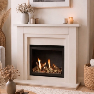 Pureglow Henley Marble Gas Fireplace