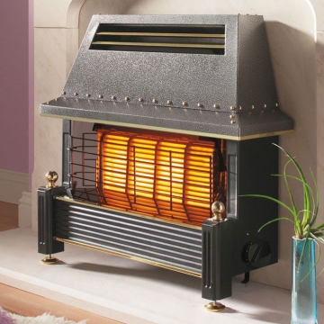Flavel Regent Outset Gas Fire, Black