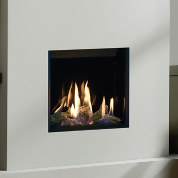 Gazco Riva2 500HL Slimline Balanced Flue Gas Fire, Edge Gazco Riva2 500HL Slimline Balanced Flue Gas Fire, Edge
