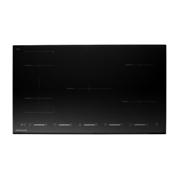 Rangemaster RMB90HPEIBLGL/ Eclipse 90cm Induction Hob, Black Glass