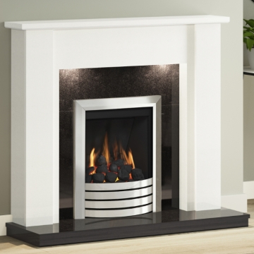 FLARE Elda 48" Marble Fireplace