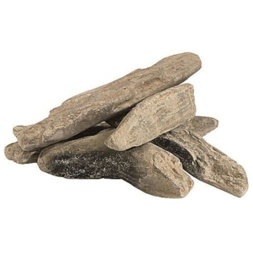 Gallery Ceramic Driftwood Fuel Bed, Box of 16