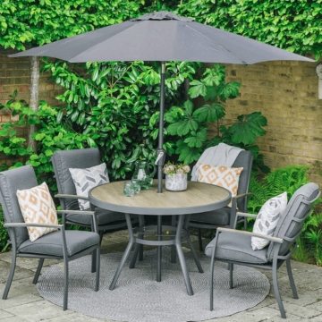 LG Outdoor Monza 2.5m Parasol with Crank & Tilt
