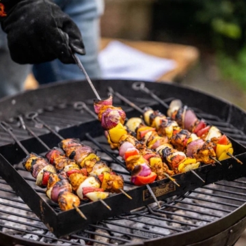 Kadai BBQ Skewers with Rack