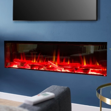 Enya Flame 125 Slimline Format 3D Electric Fire
