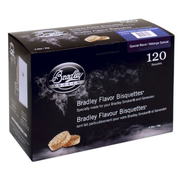 Bradley Smoker Special Blend Bisquettes, 120 Pack