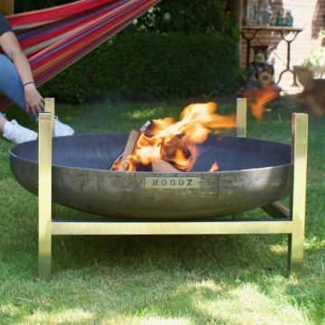 Moodz 80cm Square Feet, Stainless Steel