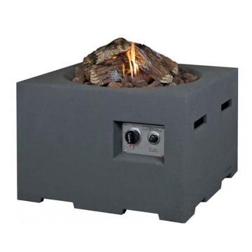 Happy Cocooning Square Fire Pit Cocoon, Grey Happy Cocooning Square Fire Pit Cocoon, Grey