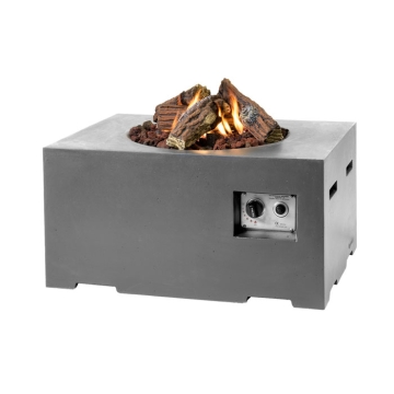 Happy Cocooning Rectangular Fire Pit Cocoon, Grey Happy Cocooning Rectangular Fire Pit Cocoon, Grey