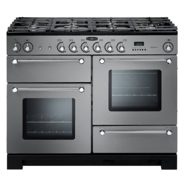 Rangemaster Kitchener 110cm Gas Range Cooker, Stainless Steel