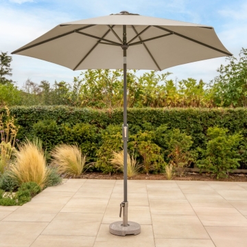 Kettler 2.5m Wind Up Parasol with Auto Tilt & Night Cover