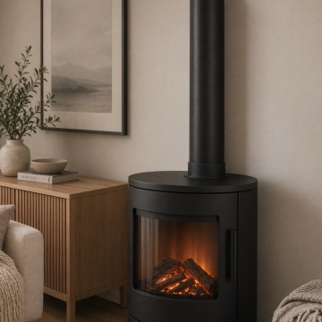 0.5m Straight Magnetic Flue Pipe Kit