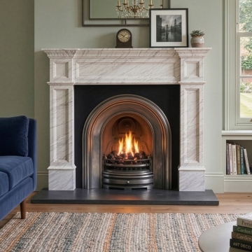 Penman 56" Strathmore Kallos Marble Fireplace Surround