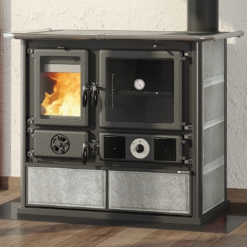 La Nordica Termo Sovrana DSA Wood Burning Cooker, Natural Stone