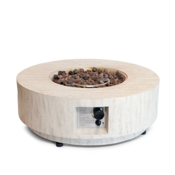 Happy Cocooning Estate Round 76 Fire Pit Table