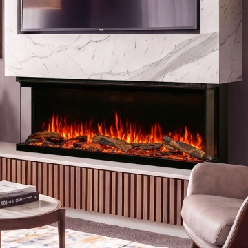 FireFX Atmos Versa 135W 3-Sided Electric Fire