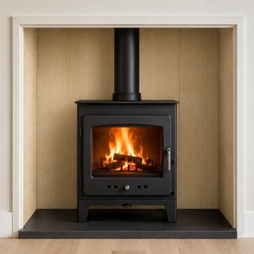 Gallery Vermiculite Reeded Fireplace Chamber