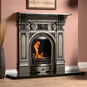 Carron Victorian Large Cast Iron Fireplace