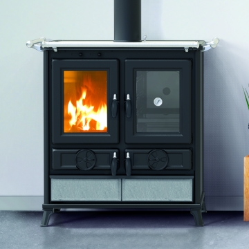 Thermorossi Violetta Evo Wood Burning Cooker, Stone