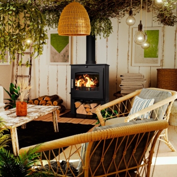 Woolly Mammoth 5 Widescreen Wood Burning / Multifuel Ecodesign Stove