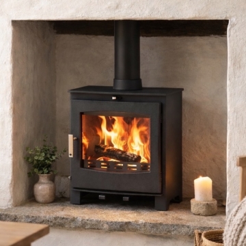 Woolley Mammoth Wide Log Burner