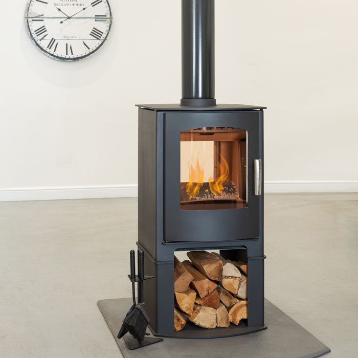 Churchill 8 Double Sided Stove Log Store Stove