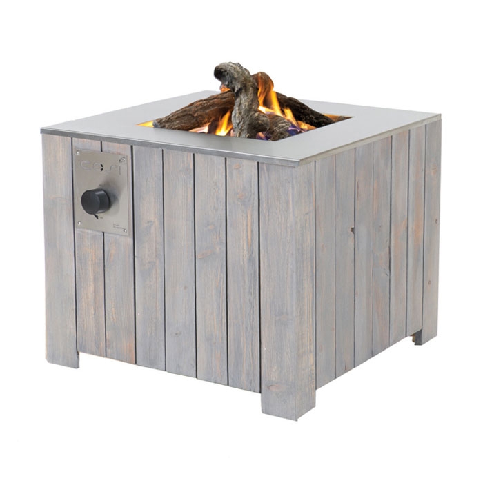 Cosicube 70 Gas Fire Pit, Grey
