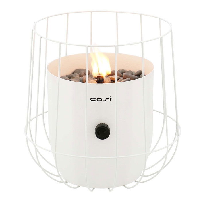 Cosiscoop Basket Gas Lantern, White