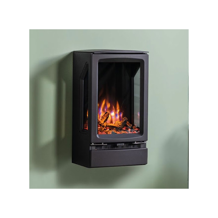 Gazco Vogue Midi T Wall Mounted Electric Stove Close Up