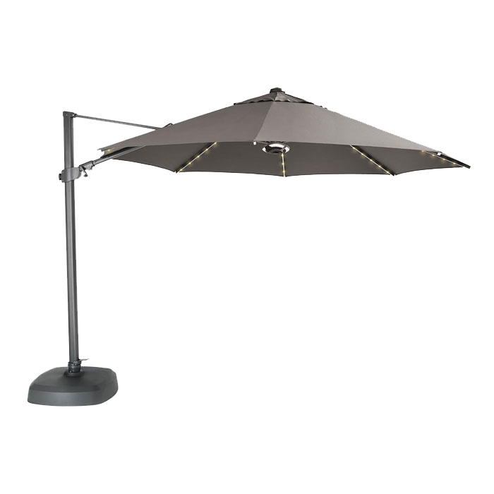Kettler Palma 3.5m Free Arm Parasol with Lighting and Speaker