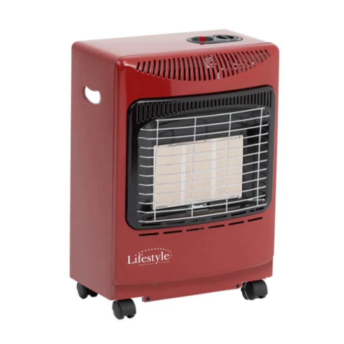 Lifestyle Mini Heatforce Portable Indoor Gas Heater, Red