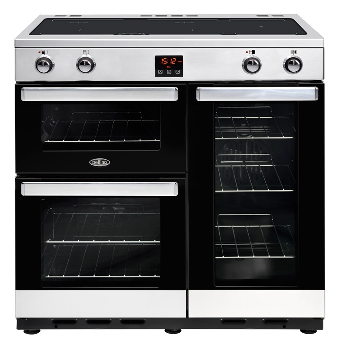 Belling Cookcentre 90Ei Stainless Steel Induction Cooker