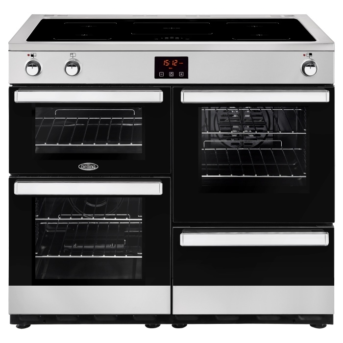 Belling Cookcentre 100Ei Stainless Steel 100cm Induction Range Cooker