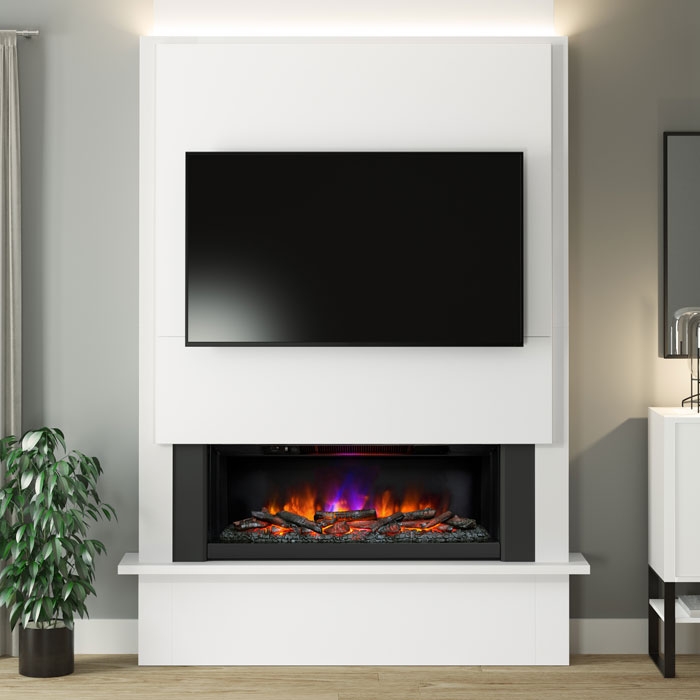 FLARE Oxton 63" Electric Fireplace Suite