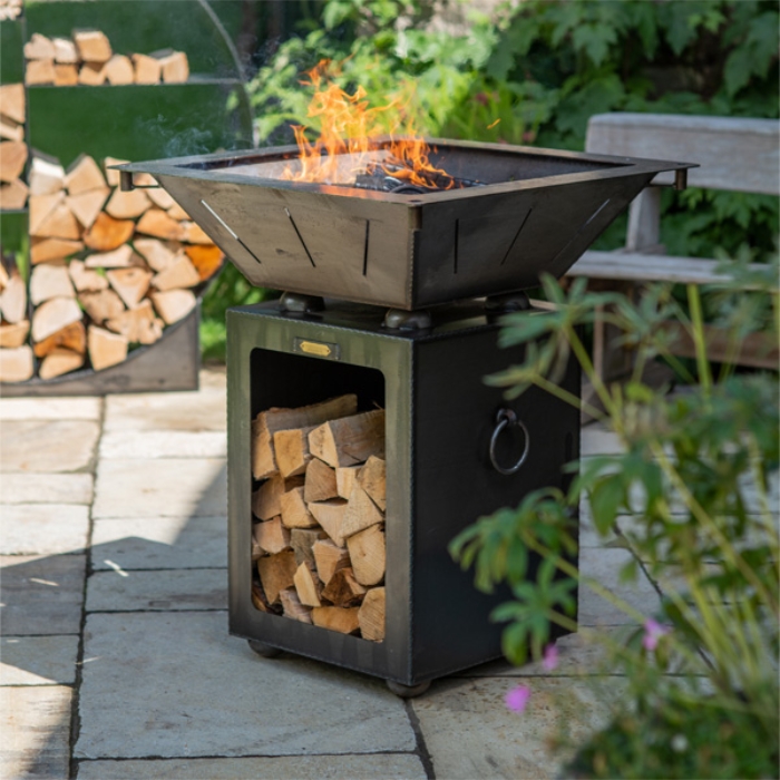 Box Tower Fire Pit