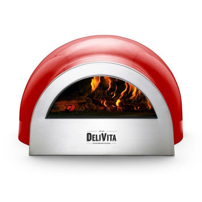 Delivita Pizza Oven, Chilli Red