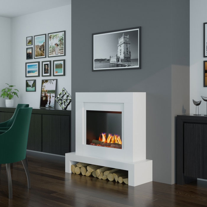 OER Emerson 22 Electric Fireplace Suite Room Shot
