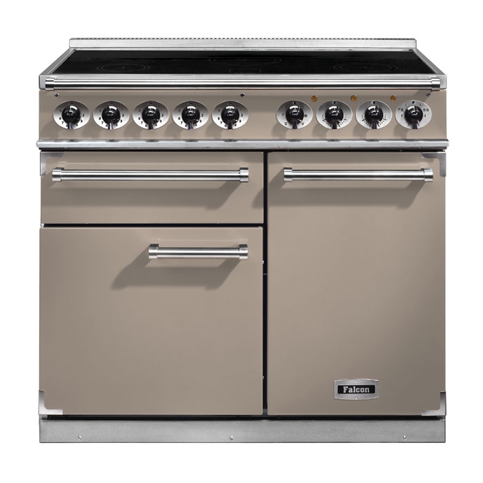 Falcon 1000 Deluxe Fawn Induction Electric Range Cooker