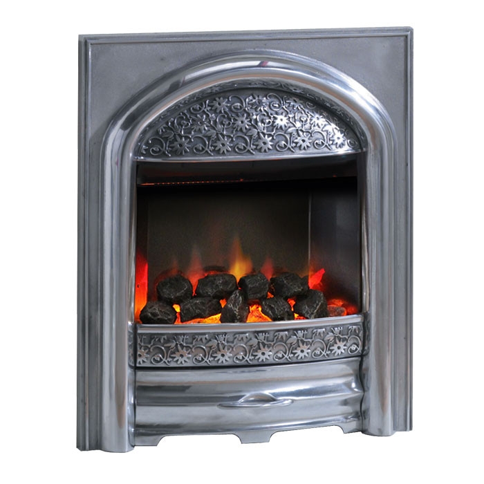 PureGlow Juliet Illusion Full Polished Electric Fire Coal Effect