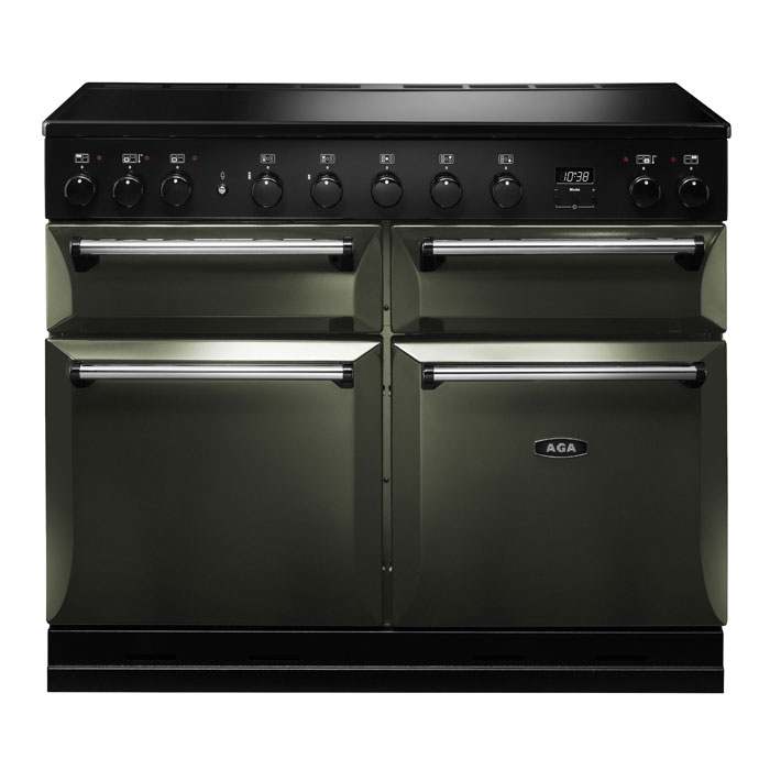 AGA Masterchef Deluxe 110cm Induction Hob Cooker, Pewter