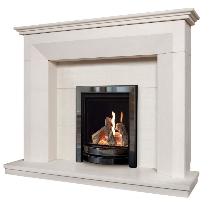 The Collection by Michael Miller Passion HE Limestone Fireplace Suite