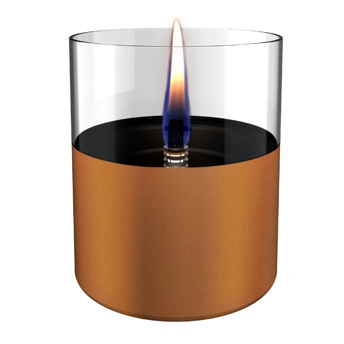 Tenderflame Lilly 10 Tabletop Candle, Copper