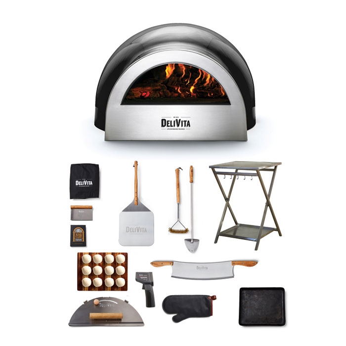 Delivita Wood-Fired Pizza Oven, Complete Collection
