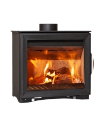 Arada M Series 5 Widescreen Wood Burning Stove, Cast Door, Mist