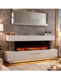 Katell Luminess Electric Fireplace Suite