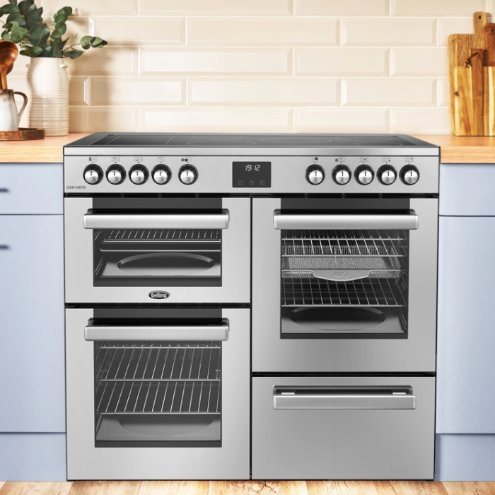 Belling induction range cooker 100cm top
