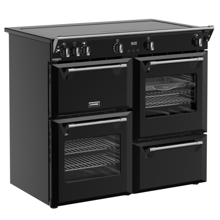 Stoves richmond deluxe 100cm electric induction range cooker sale