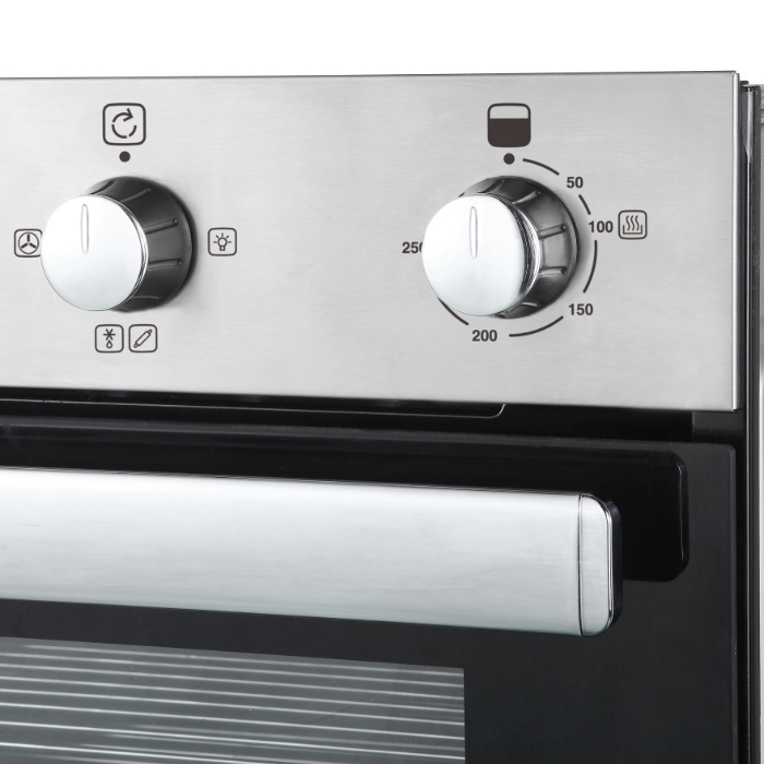 Belling BI702FPCT 70cm Built In Double Oven Stainless Steel Stoves Are Us